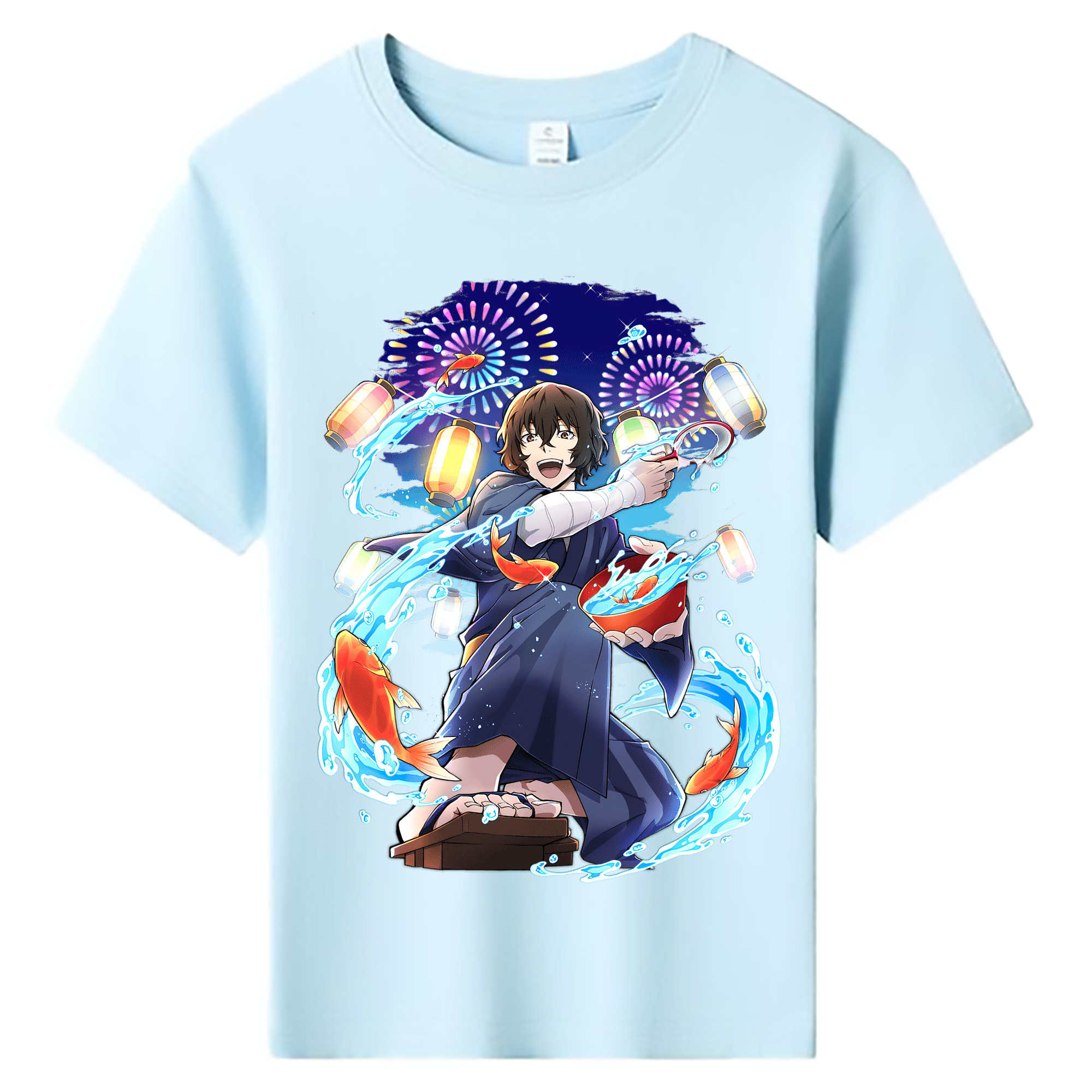 （画像用） 文豪ストレイドッグス Bungo Stray Dogs 綿100％キッズTシャツ（フロントプリント）